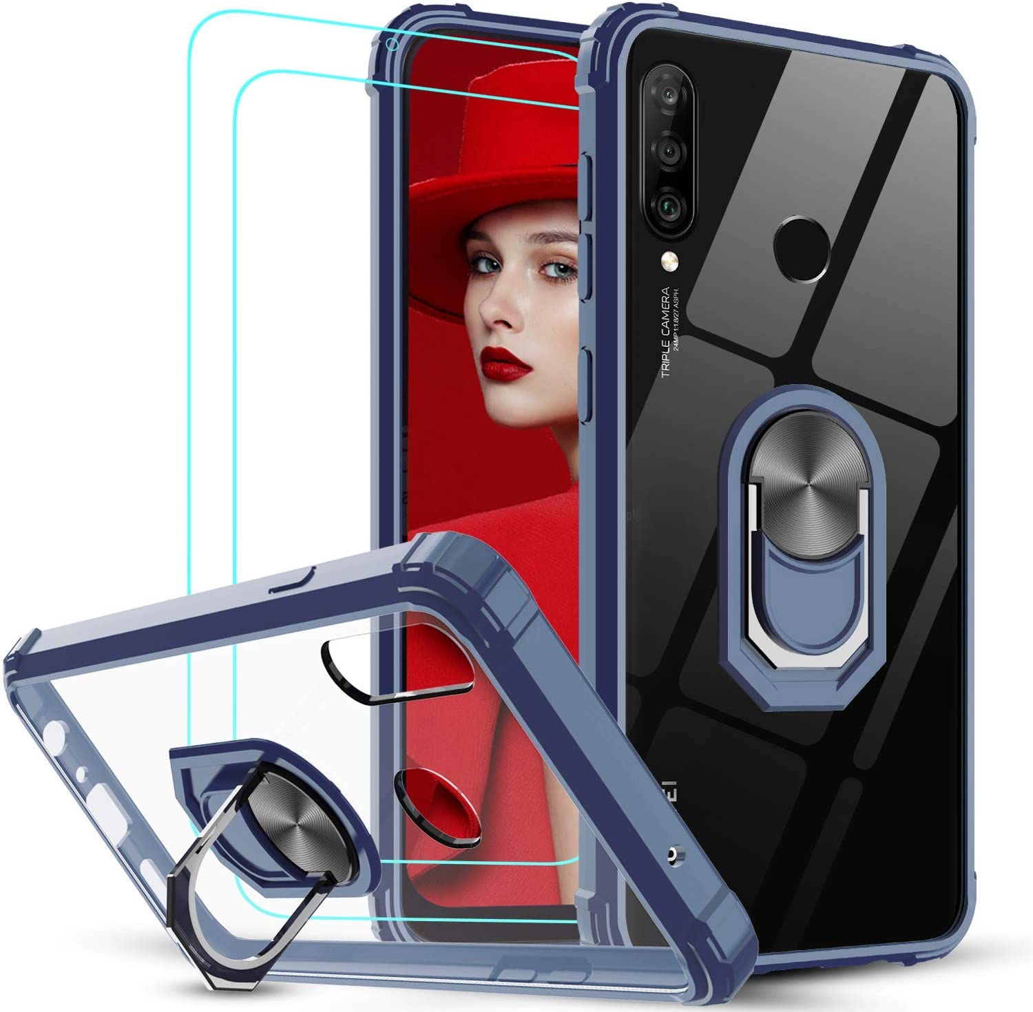 Dipos Pellicola Protettiva Antiriflesso Per Huawei P30 Lite (2020) - 2 Pezzi, Opaca, Anti-impronta, Made In Germany