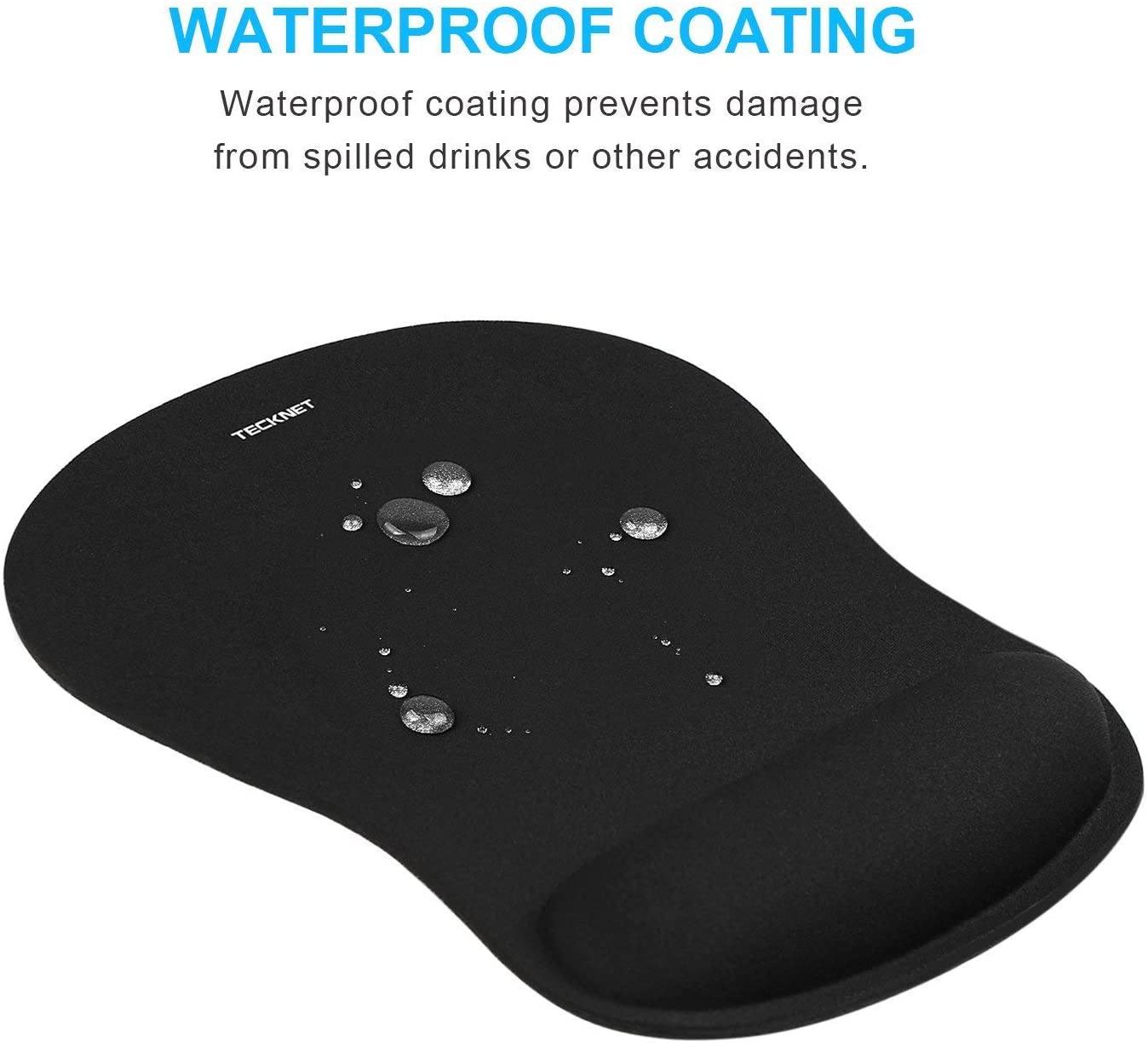 Tappetino Mouse Con Poggiapolsi In Gel - Ergonomico E Portatile Per Ufficio E Viaggio - Foto 3