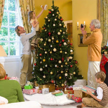 Carica l&#39;immagine nel visualizzatore di Gallery, arekeke Tappeto per Albero di Natale, Gonna Copertura di Base Bianco Peluche Pannello Esterno Albero Natale per Decorazione di Festa di Natale (90cm)