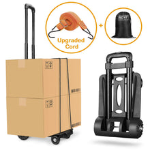 Carica l&#39;immagine nel visualizzatore di Gallery, Carrello a mano pieghevole,70Kg/155lbs portautensili solido 4 Wheels - Ilgrandebazar