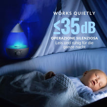 Carica l&#39;immagine nel visualizzatore di Gallery, InnoBeta Waterdrop 2,4Liter Umidificatori Ambiente, Umidificatore - Ilgrandebazar