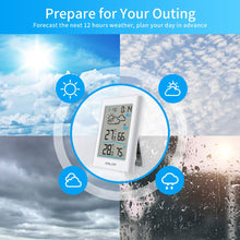 Carica l&#39;immagine nel visualizzatore di Gallery, Stazione meteorologica wireless con sensore esterno, stazione White