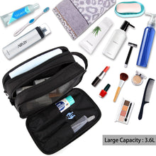 Carica l&#39;immagine nel visualizzatore di Gallery, Beauty Case,VASCHY Grand Borsa da Toilette Viaggio Impemeabile M, Nero - Ilgrandebazar