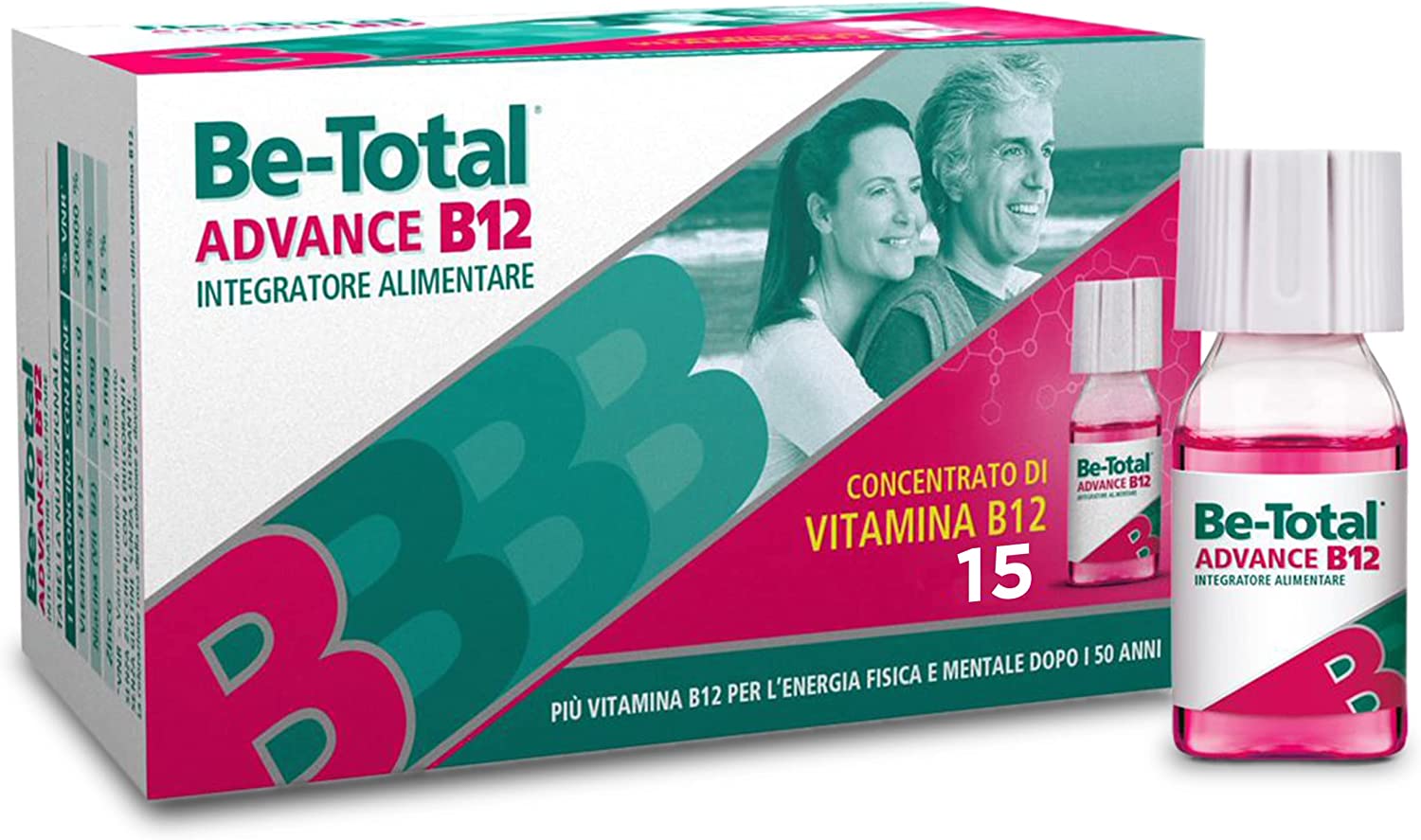Be-Total Advance B12 Integratore con Vitamina B12, Niacina e Zinco, Su –