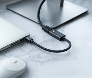 IVANKY Adattatore Mini DisplayPort a HDMI [Nylon Intrecciato] 1 Pezzo, Grigio
