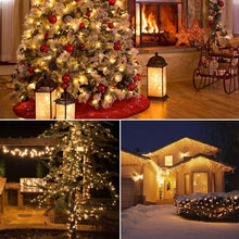 Carica l&#39;immagine nel visualizzatore di Gallery, AUOPLUS 33M 300LED Catena Luminosa Solare Luci Solari Esterno IP65 Impermeabili 8 modalità per Festa,Giardino,Natale,Halloween,Matrimoni,Patio,Cancello,Cortile[Classe di efficienza energetica A+++]