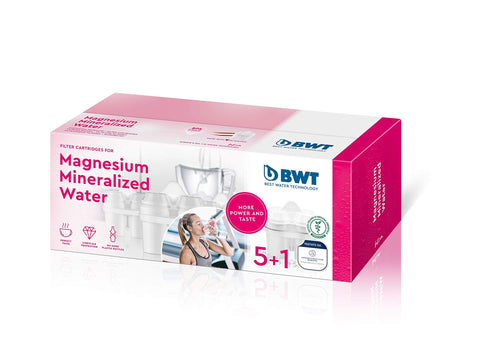 BWT Magnesium Mineralizer Filtro con Tecnologia Brevettata 5+1 unità, Bianco - Ilgrandebazar