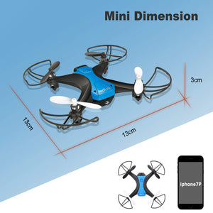 tech rc Mini Drone Facile da Pilotare con Due Batterie Funzione di Un Small - Ilgrandebazar
