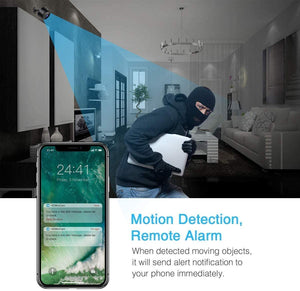 Kebonds Mini Telecamera Spia Nascosta,Full HD 1080P Portatile Micro Spy Cam Sorveglianza con Visione Notturna,Sensore di Movimento y Batteria,Senza Fili Piccola Microcamere Spia per Esterno/Interno