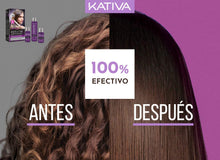 Carica l&#39;immagine nel visualizzatore di Gallery, Kativa - Keratin Alisado Brasileño, Kit Stiratura Brasiliana - Trattamento Professionale Lisciante Anti Crespo alla Cheratina, Senza Formaldeide e Solfati - con Shampoo, Balsamo e Maschera Trattamento