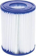 Carica l'immagine nel visualizzatore di Gallery, Bestway 58094 Cartuccia filtro Flowclear tipo II, Capacità: 2006/3028 lt/ora, Bianco/Blu Single