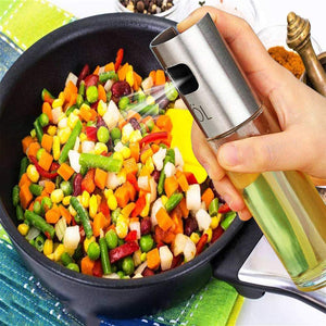 Eletorot Oliera in Vetro, Spray Olio Cucina Vetro 100ML,Porta 100 ML - Ilgrandebazar