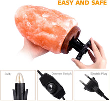 Carica l'immagine nel visualizzatore di Gallery, Lampada di sale dell'Himalaya 2-3 kg Lampada in cristallo ad aria purificata