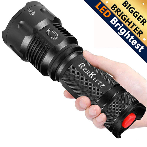 Torcia LED Potente Torce Alta Potenza Militare, Lumen Torcia... - Ilgrandebazar