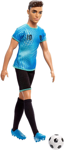 Barbie- Ken Calciatore Bambola Giocattolo per Bambini 3+ Anni, FXP02