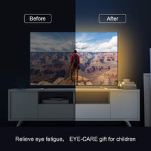 Carica l'immagine nel visualizzatore di Gallery, USB Striscia LED TV, TASMOR 2M Retroilluminazione TV LED Striscia RGB, 16 Colori e 4 Modalità RGB Nastri LED per HDTV da 40-60 Pollici, PC Monitor ecc