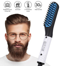 Carica l&#39;immagine nel visualizzatore di Gallery, Pettine Barba Capelli, Tencoz Lisciante per Capelli e White - Ilgrandebazar