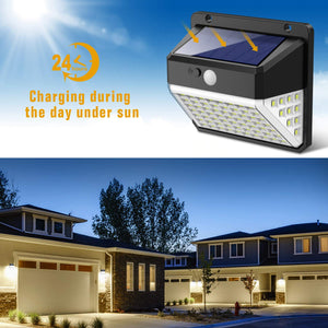 Luce Solare Esterno, Trswyop 82 LED Lampada con Sensore di Movimento... - Ilgrandebazar
