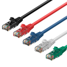 Carica l'immagine nel visualizzatore di Gallery, Rankie Cavo Ethernet, Rete CAT6 con Connettori RJ45, 1,5m, Pacco da 5-Colore - Ilgrandebazar