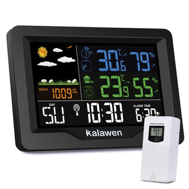 Kalawen Stazione Meteo Meterologica Automatica Digitale Wireless con... - Ilgrandebazar