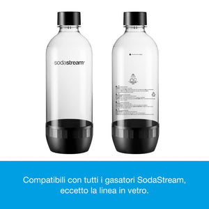 SodaStream 2 Bottiglie per gasatore d'acqua, 18 x 10 x 26 cm, Trasparente - Ilgrandebazar