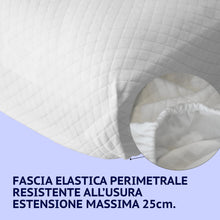 Carica l'immagine nel visualizzatore di Gallery, Coprimaterasso Matrimoniale 160x190 - Coprimaterasso 160x190 - Copri Materasso Matrimoniale - Elasticizzato - Spugna Stretch Jacquard