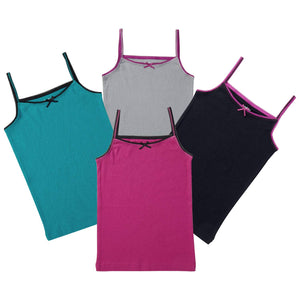Buyless Fashion Maglietta Intima Morbida da Ragazza 100% Cotone Bianca...