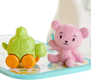 Barbie- Playset Pappa e Bagnetto con Bambola Bebè Cambia Colore e Accessori Giocattolo per Bambini 3+ Anni, GHV84