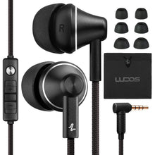 Carica l'immagine nel visualizzatore di Gallery, Auricolari-Cuffiette-Cuffie-Earphones-Hearphones-Earbuds-In-Ear, Auricolari con Filo e Microfono - Cuffie Filo Immersivi, Cuffie in Ear con Microfono, Auricolari Telefono con Isolamento Acustico