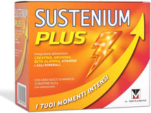 Carica l'immagine nel visualizzatore di Gallery, Sustenium Plus - L'Integratore Tonico A Base Di Vitamine, Sali Minerali E Con L'Aggiunta Di Creatina Per Avere Sempre Il Massimo Dell'Energia. Confezione Da 22 Bustine Da 8Gr. - 176 g Sustenium Plus 22