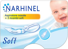 Carica l&#39;immagine nel visualizzatore di Gallery, NARHINEL Aspiratore Nasale + 2 Ricambi Soft con Beccuccio Morbido per Aiutare a Liberare il Nasino Delicato del tuo Bambino Rimuovendo Delicatamente le Fastidiose Secrezioni Nasali