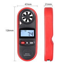 Carica l&#39;immagine nel visualizzatore di Gallery, Proster LCD Anemometro Digitale Impermeabile Misuratore del Vento Red - Ilgrandebazar