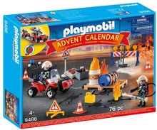 Carica l'immagine nel visualizzatore di Gallery, Playmobil Calendario dell'Avvento Vigili del Fuoco in Azione, dai 4 Anni, 9486
