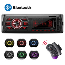 Carica l&#39;immagine nel visualizzatore di Gallery, Autoradio Bluetooth, Stereo Auto Bluetooth Ricevitore, QINFOX 1 DIN, Nero - Ilgrandebazar