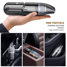 Carica l&#39;immagine nel visualizzatore di Gallery, Absob Aspirabriciole Senza Fili Mini portatile Ultralight Aspirapolvere Auto Hoover Potente Aspira Briciole Elettrico senza filo da tavolo Ricaricabile Leggero per Casa Cucina Peli Di Animali