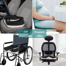 Carica l&#39;immagine nel visualizzatore di Gallery, Feagar Cuscino per Sedile Memory Foam - Cuscino per Sedia Auto - Cuscini Seduta per Auto, Ufficio, Sedia da Gioco