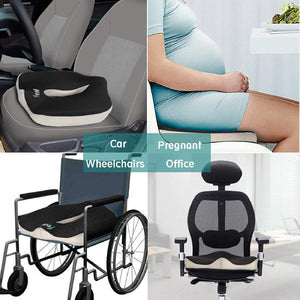 Feagar Cuscino per Sedile Memory Foam - Cuscino per Sedia Auto - Cuscini Seduta per Auto, Ufficio, Sedia da Gioco
