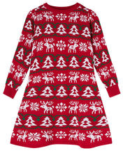 Carica l&#39;immagine nel visualizzatore di Gallery, Goodstoworld Alce Natale Abito Maglia Bambina 7 8 7-8 anni, Albero Di - Ilgrandebazar