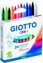 Carica l'immagine nel visualizzatore di Gallery, Giotto 282200 - Pastelli a Cera in Astuccio da 24 Colori
