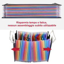 Carica l&#39;immagine nel visualizzatore di Gallery, LOETAD Cartella Portadocumenti per Ufficio A4 Porta Documenti 24 tasche - Ilgrandebazar