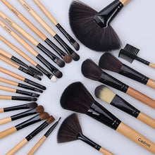 Carica l&#39;immagine nel visualizzatore di Gallery, Pennelli Make Up,Cadrim 24 pezzi Set di pennelli professionali per Madera - Ilgrandebazar