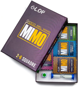 Glop Mimo - Gioco del Mimo - Giochi da Tavolo per Adulti e Famiglie - Giochi per Bambini sopra i 10 anni - Giochi in Scatola - Giochi di Società - Idee Regalo Italiano