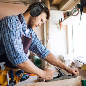Procase Cuffie Antirumore, NRR 28 dB Cuffie Antirumore per Ambito Lavorativo, Lavoro Sul Trattore, Isolanti per Studiare, Falciatura, Sparare, Aereo, Muscia Forte e Industria Della Costruzio –Viola