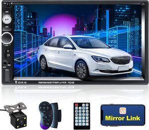 REAKOSOUND CAMECHO autoradio 2 din bluetooth 7 pollici Stereo Touch Screen Con il GPS