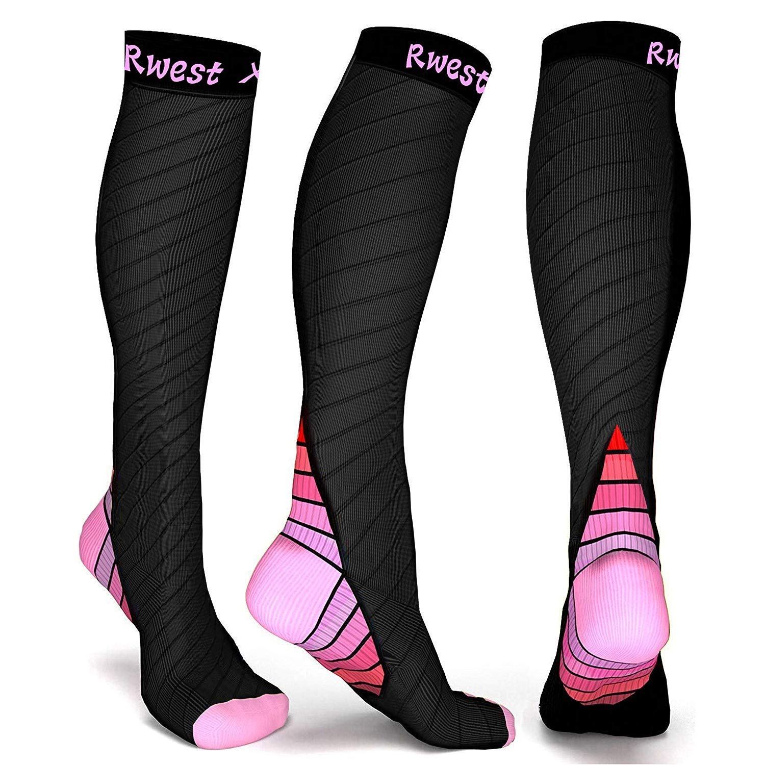 Das Leben, calze a compressione, calze da calcio; unisex; adatte per corsa, ciclismo, fitness Das Leben, calze a compressione, calze da calcio; unisex; adatte per corsa, ciclismo, fitness