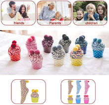Carica l'immagine nel visualizzatore di Gallery, Tuopuda Calze Natale Regalo Calzini Donna Ragazza Cupcake Confezione Regali di Compleanno di Natale Calze Cupcake Imballaggio Calzini Confezioni Regalo Cupcake Divertenti Accessori