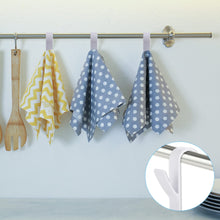 Carica l&#39;immagine nel visualizzatore di Gallery, 8 Pezzi Ganci per Termoarredo Bagno, Ganci Termoarredo Bagno, Appendi Accappatoio Bagno, Salvaspazio, Gancio Termoarredo Bagno Robusti per Accappatoio, Vestiti e Asciugamani
