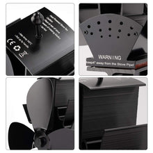 Carica l&#39;immagine nel visualizzatore di Gallery, Locisne Funzionamento silenzioso Mini 4 pale Termocamino Camino Ventilatore... - Ilgrandebazar