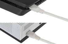 Carica l&#39;immagine nel visualizzatore di Gallery, AmazonBasics - Cavo di alimentazione di ricambio per PS4 e Xbox One S/X - 3,65 m Bianco