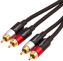 Carica l'immagine nel visualizzatore di Gallery, AmazonBasics - Cavo audio RCA da 2 maschi a 2 maschi, 1,2 metri - Ilgrandebazar